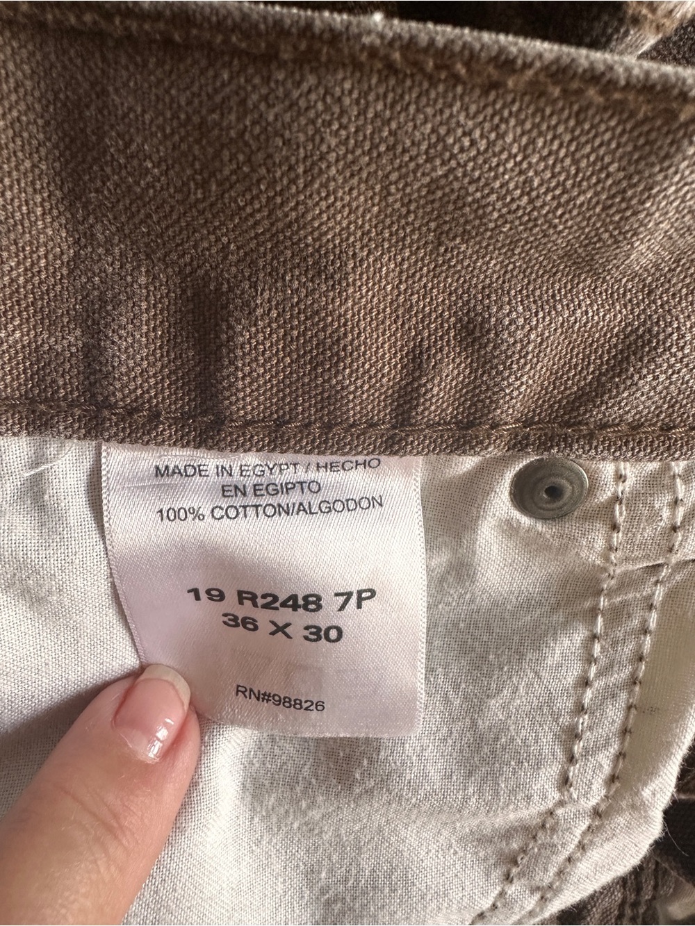 Classic Straight-Fit‎ Men's Brown Jeans - Rugged Everyday Wear Schmidt - Picture 8 of 8